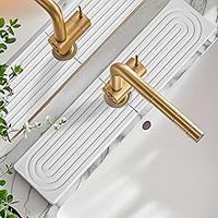 Tapis de robinet en pierre de séchage à diatomite protecteur d'évier garde-boue plateau en pierre absorbant l'eau pour évier de cuisine comptoir de salle de bain
