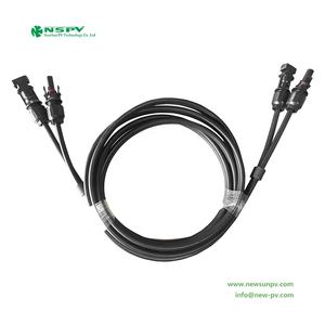NSPV PV kabel <span class=keywords><strong>Harness</strong></span> dengan konektor tahan air <span class=keywords><strong>Twin</strong></span> Solar kabel ekstensi untuk sistem surya paralel koneksi Solar Wiring' - Product Image 4