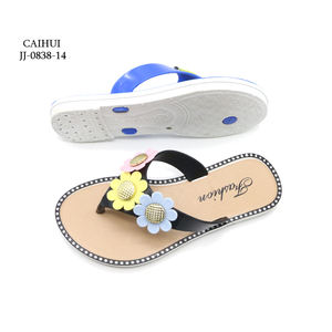 Chaussures d'été en pvc pour filles, vente en gros, pantoufles bon marché, nouveau design, sandales fantaisie pour enfants, - Product Image 4