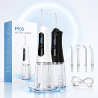 Nouveau produit : Irrigateur dentaire électrique portable sans fil 300 ml, IPX7, avec buse rotative à 360° pour le nettoyage des dents