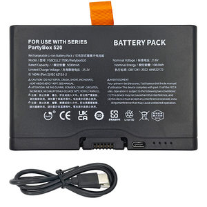 แบตเตอรี่ทดแทน 21.6v 5000mAh ลิเธียมแบตเตอรี่ FG6CELL21700G แบตเตอรี่สำรองสำหรับลำโพง <span class=keywords><strong>JBL</strong></span> Boombox 4 <span class=keywords><strong>Partybox</strong></span> 520 - Product Image 2