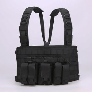 Conjunto de chaleco táctico Universal, bolsa Molle, arnés de <span class=keywords><strong>seguridad</strong></span>, bolsa de aparejo para el pecho - Product Image 4