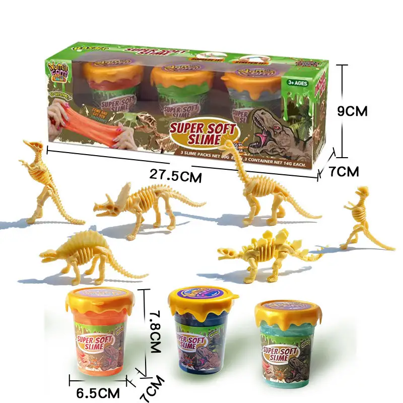 Оптовая продажа, лидер продаж, археологический динозавр, слайм, новинка, игрушка-головоломка, динозавр, игрушки, слайм, набор для детей