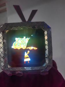 Couvre-chef doré en argent Masque miroir réfléchissant TV Masque de soirée Cosplay <span class=keywords><strong>Casque</strong></span> <span class=keywords><strong>pour</strong></span> discothèque - Product Image 3