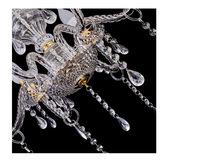 Décoration de plafond, accessoires de scène de mariage, lustre de mariage, lustre en acrylique