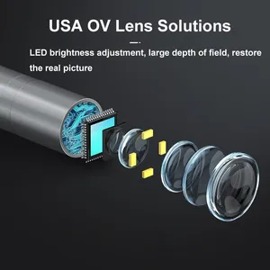 Endoscope d'inspection <span class=keywords><strong>TESLONG</strong></span> TD500 avec objectif articulé de 5,5 mm, 1080P, 2,0 MP, écran IPS de 5 pouces, caméra d'inspection à commande bidirectionnelle à 360 degrés - Product Image 2