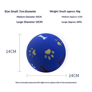Hot verkopende hondenvoer lekbal, hondenvoer dispenserbal, slim trainings speeltje voor honden, interactief bewegingsvermaak - Product Image 4