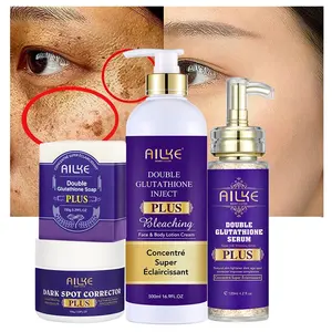 Produits de marque privée Ensemble de soins du visage pour visage à hyper pigmentation Ensemble de soins de la peau végétaliens biologiques (Nouveau) pour femmes
