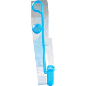 Suministros de laboratorio Producción de sala limpia transparente Recipiente embalado individualmente Recipiente de muestra Cuchara desechable integrada - Product Image 1