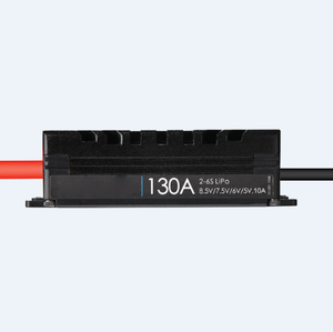 Controlador de Velocidad Electrónico (ESC) sin Escobillas de 100A, 2-6S Lipo, Alta Potencia, con BEC Integrado y Disipador de Calor de Aluminio - Product Image 2