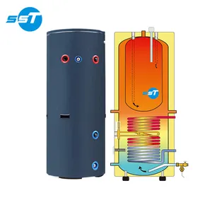 SST оптовый заказ 100L 200L 300L 400L 500L 600L бойлер газовый котел водонагреватель тепловой насос с передачей тепла от резервуар для воды