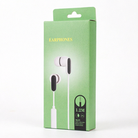 Écouteurs filaires de haute qualité, stéréo, universels, pour le sport, intra-auriculaires, mini microphone, 3,5 mm, basses profondes, casque musical, IPX-4