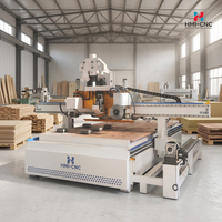 Machine de gravure sur bois CNC HMI ATC 3 axes avec broche haute vitesse, changement automatique de 12 outils et moteur