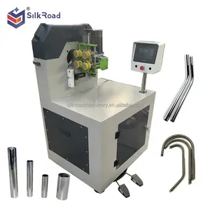 Automatic bend pipe curved tube oval tube centerless tube surface grinding polishing buffing machine