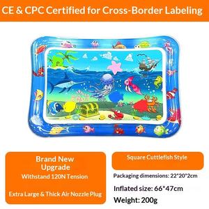 Tapete de Juego Sensorial Acuático, Tapete Inflable Grueso con Diseño de Peces, Mar y Océano, Juguete Sensorial Acuático - Product Image 4