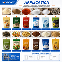Machine d'emballage pour café en grains, céréales, aliments secs pour animaux, légumineuses, granola, assaisonnements, sachets pré-faits, pochettes, doypacks