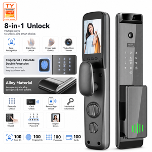 Face Recognition Fingerprint Password Card <strong>Remote</strong> Code Smart Door <strong>Lock</strong> for Stainless Steel Doors - Product Image 1