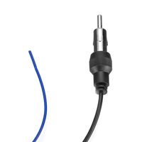 Kabel listrik pemutar multimedia mobil, konektor Audio antena untuk Nissan Stereo DVD Android