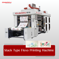 Machine d'impression flexographique stable de type empilable Chaoxu, imprimante flexo pour rouleaux de papier, sacs en papier, sacs en plastique, nouvelle génération