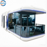 WinFair Maison conteneur préfabriquée économique type capsule spatiale, hôtel mobile de Chine pour cabane de vacances / MOQ 1 unité / Certifié CE