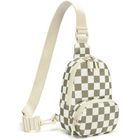 Sac à bandoulière unisexe en nylon grande capacité, tendance pour femme et enfant, avec sangle réglable, deux poches, durable et imperméable – Vente chaude