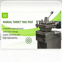 Tour manuel robuste CW6163B, portée de 630 mm, alésage de broche de 105 mm, tour horizontal de précision pour le travail des métaux