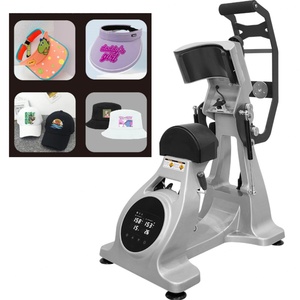 Presse à casquettes semi-automatique professionnelle à double chauffage avec laser et plaques chauffantes doubles - Product Image 3