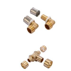 Accesorios de codo PEX de latón Conectores deslizantes de cobre duraderos para plomería - Product Image 5