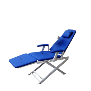 Sillón Dental Portátil OEM 2023, Sillón de Clínica Dental Plegable Móvil de Metal con Fuente de Alimentación Manual - Product Image 1