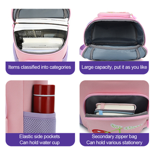 Sacs d'école pour enfants, sacs d'école à nœud papillon pour les filles du primaire, protection de la colonne vertébrale, respirant, confortable - Product Image 3