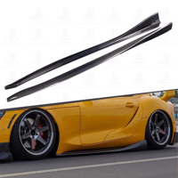 Jupes latérales en fibre de carbone de style VRS pour Toyota Supra A90 MK5 MKV 2019+