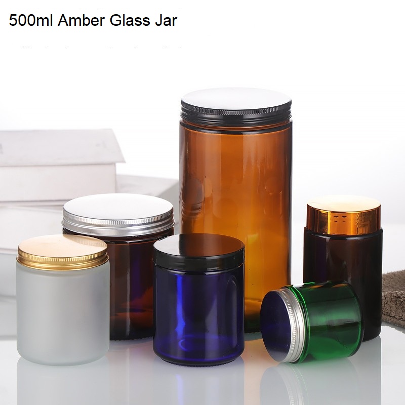 120g amber glass bottle