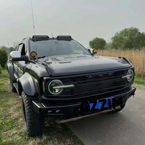 Juego Completo de Parachoques Delantero y Trasero de Plástico, Kit de Carrocería, Piezas de Actualización de Antiguo a Nuevo para Ford Ranger 2012-2021, Actualización a <span class=keywords><strong>Bronco</strong></span> - Product Image 4