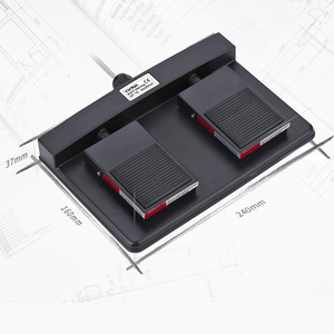 Interruttore a Pedale Industriale XURUI XF-1D 10A 250VAC in Metallo con Doppio Pedale per Applicazioni Industriali - Product Image 4