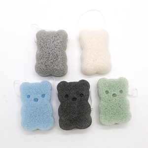 Esponja Konjac Natural para Bebés, con Forma de Oso, para Baño Facial o Corporal, para Bebés y Niños Pequeños - Product Image 5
