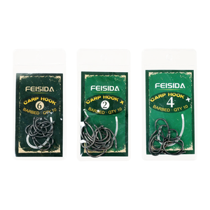 Anzuelos para Pesca de Carpa, Acero con Alto Contenido de Carbono, Estilo Clonk, Anzuelos Anchos con Púas para Montajes de Carpa Europea - Product Image 6