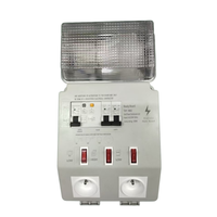 JINAOJA-RB02 Caja de Distribución Impermeable IP54 de ABS, Montada en Pared, Precableada, 2 Tomas, 230 V, 16 A, para Uso Doméstico