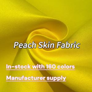 Fournisseur de textiles : <span class=keywords><strong>Lot</strong></span> de tissus en polyester 100 % effet peau de pêche, <span class=keywords><strong>lot</strong></span> de tissus sergé en stock - Product Image 3