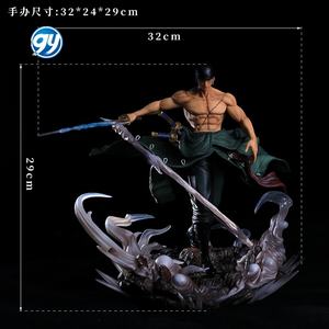 รูปปั้นขนาดใหญ่ลาย Hunter Zoro ขนาด29ซม. หนึ่งชิ้น2020รูปปั้นอะนิเมะของสะสม - Product Image 3