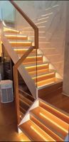 Nouveau DC12V 4*10mm 3000K 6000K LED Liner Neon Lights Smart Sensor LED Kit d'éclairage d'escalier