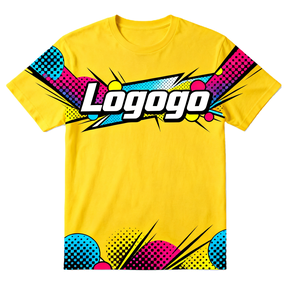 Custom T-shirts for Events & Promotions Custom Logo Design 70% Polyester 30% Cotton Knitted Short Sleeve Unisex T-shirts