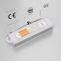 Transformateur LED à sortie unique haute efficacité Okey CE IP67 étanche 24V 60W 220V pour usage industriel extérieur, alimentation à découpage