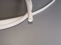 Cánula de endoscopio de PTFE de grado médico de corte personalizado, producto de plástico con servicio de procesamiento