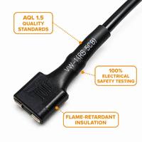 Faisceau de câblage industriel robuste pour panneau de commande avec connecteurs multipolaires pour fabricant d'équipements d'automatisation