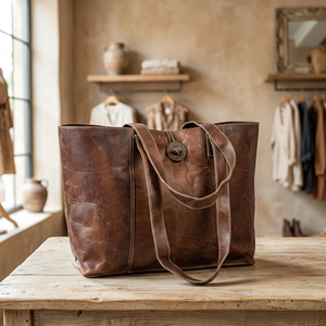 Sacs à main pour femmes en cuir véritable tendance, fermeture à glissière, imperméables, légers, antivol, durables, personnalisables 3L+ - Product Image 5
