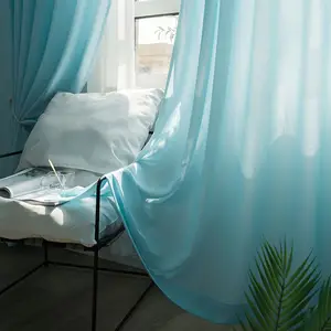 Tessuto per tende puro turco di fabbrica, tenda in Tulle trasparente