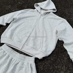 Manufacturers Clothing 3d Embroidery Design Oversized Heavyweight Tracksuit Hoodies Set <b>Jogging</b> <b>Suit</b> Cotton Custom Sweat <b>Suit</b> - Product Image 4