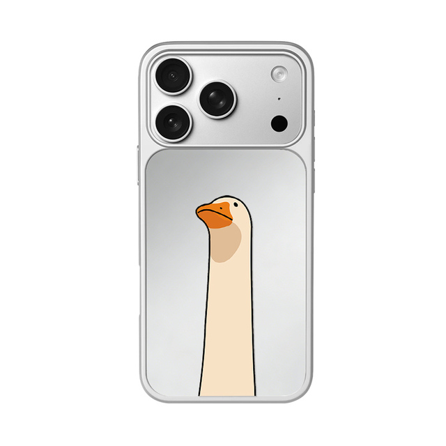 Cartoon Funny Goose Phone Case, Shock-proof and Water-resistant Protective Cover, Suitable for iPhone 17, 16, 15, 13, 14