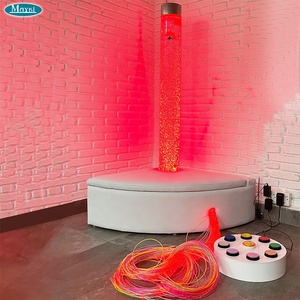 Çok duyusal oda LED su kabarcık borusu RGB renk parlayan ışık akrilik su kabarcık sütun balık lamba - Product Image 4