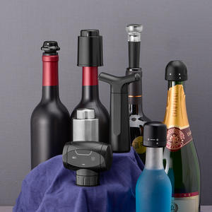 2025 Live Offre Spéciale Mini bouchon de bouteille de vin rouge mignon <span class=keywords><strong>Smiley</strong></span> Design Logo personnalisable en acier inoxydable tailles de caractéristiques électriques - Product Image 5